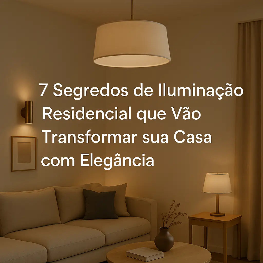 7 Segredos de Iluminação para Transformar sua Casa com Estilo