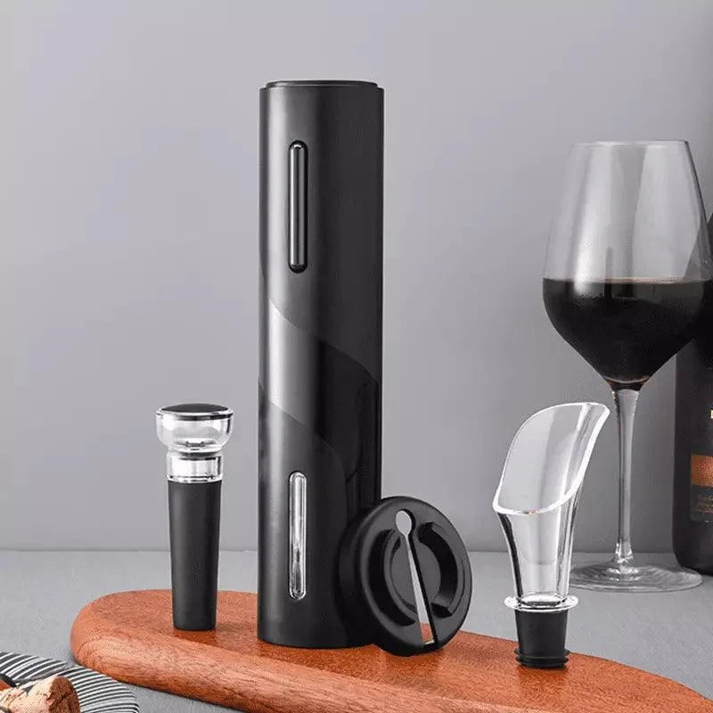 Abridor de Vinho Elétrico Recarregável com Design Sofisticado Lenogue + Brindes