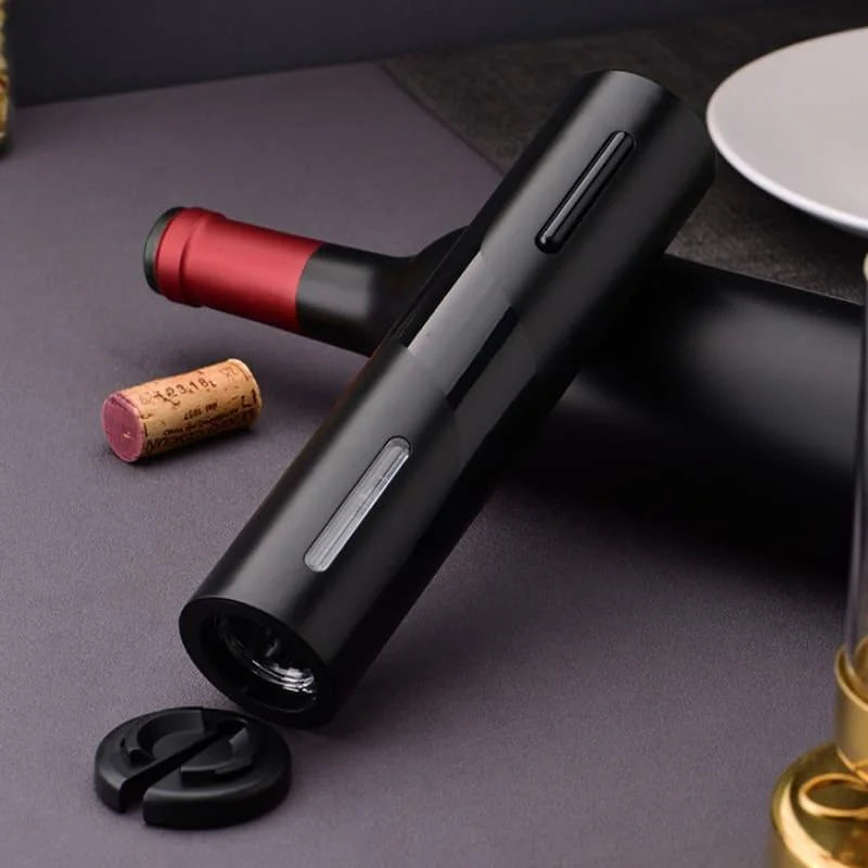 Abridor de Vinho Elétrico Recarregável com Design Sofisticado Lenogue + Brindes