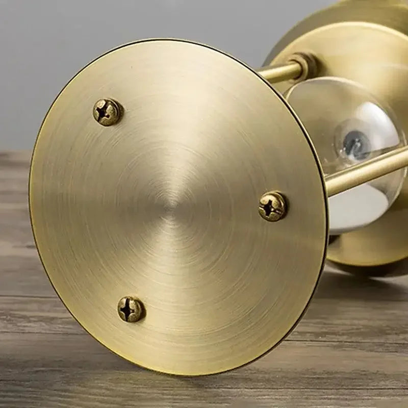 Ampulheta Retrô Europeia em Metal para Decoração de Escritório Lenogue