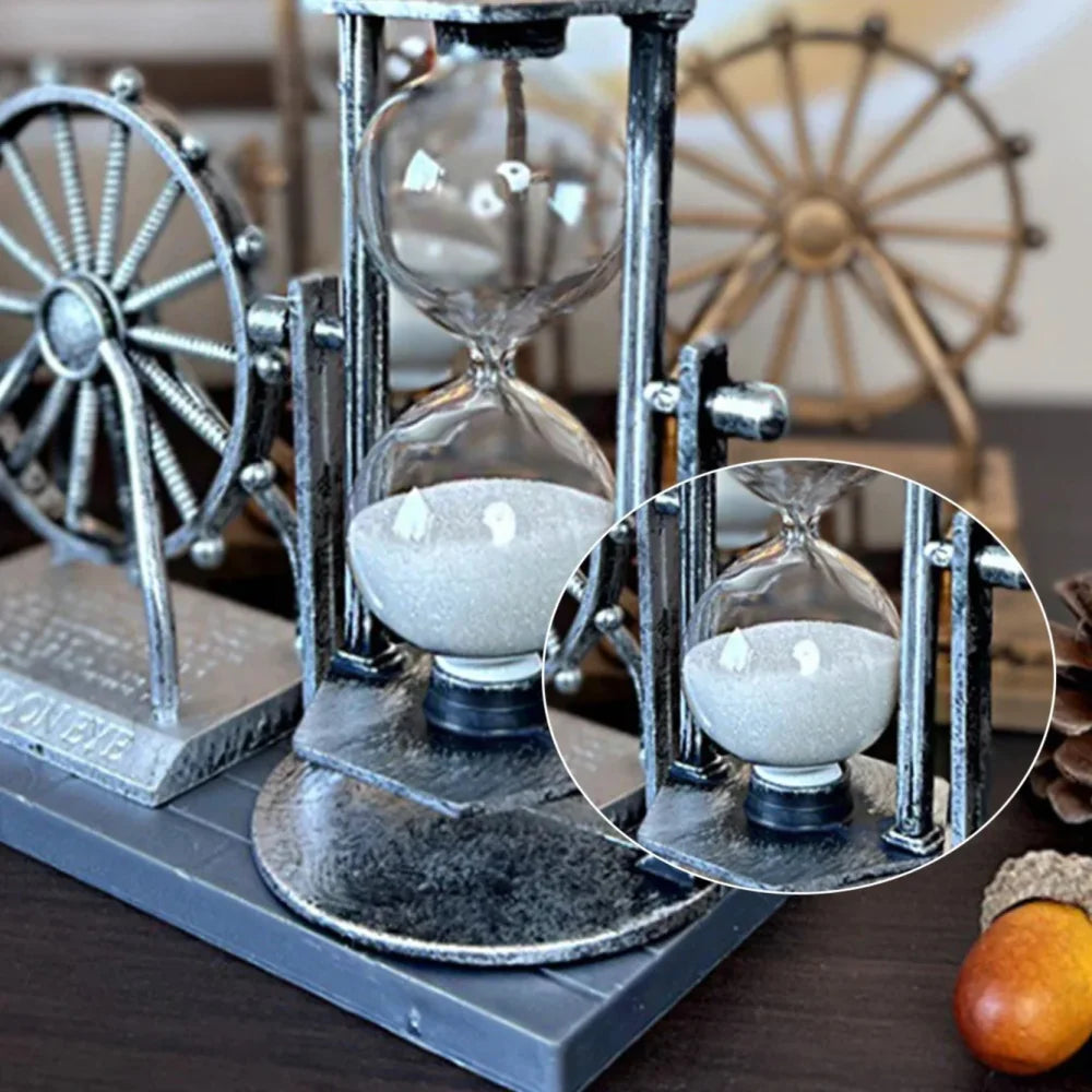 Ampulheta Roda Gigante Design Retrô Lenogue