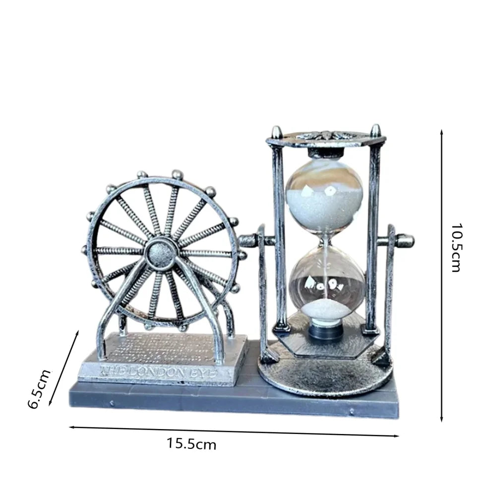 Ampulheta Roda Gigante Design Retrô Lenogue