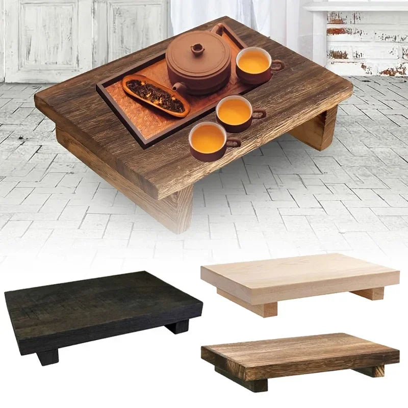 Bandeja de Madeira Retangular para Banheiro e Lavabo Lenogue