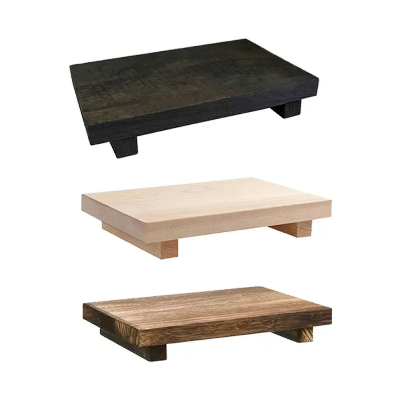 Bandeja de Madeira Retangular para Banheiro e Lavabo Lenogue