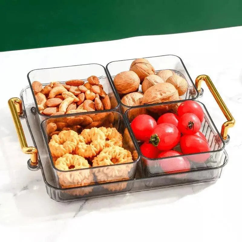 Bandeja Multifuncional para Lanches com Potes Organizadores Lenogue