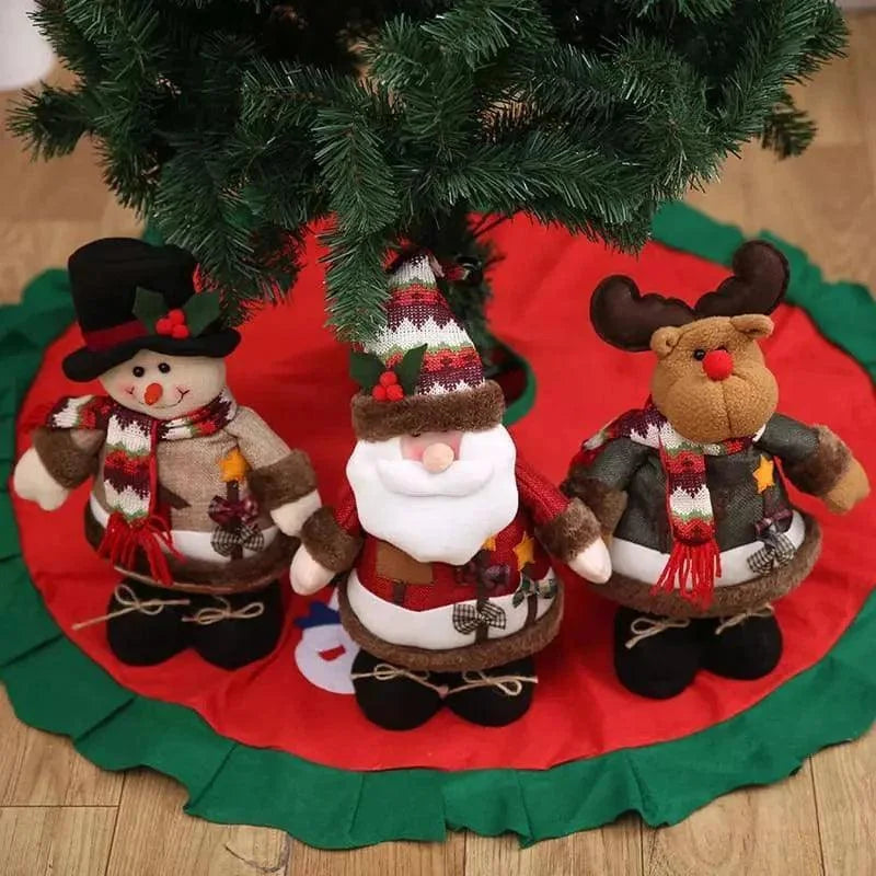 Bonecos de Natal Pelúcia para Decoração Festiva Lenogue