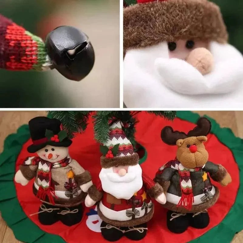 Bonecos de Natal Pelúcia para Decoração Festiva Lenogue