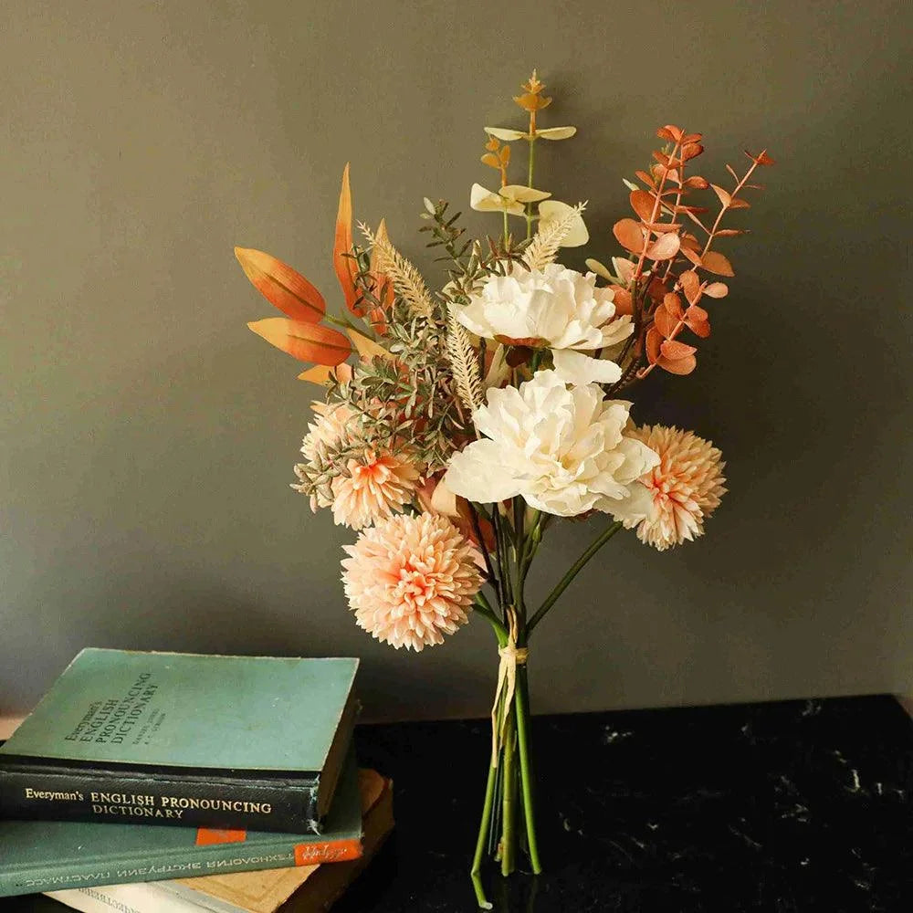 Buquê de Taraxacum Champagne para Decoração Residencial Lenogue