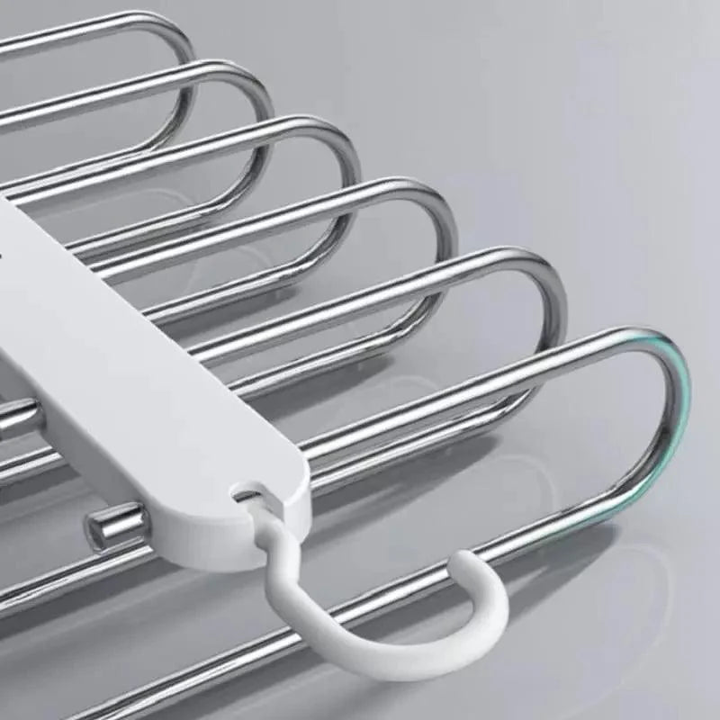 Cabide Organizador de Calças 6 em 1 para Guarda-roupa Lenogue