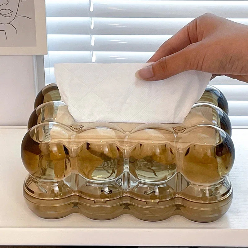 Caixa Organizadora para Lenços Dourada Sala e Banheiro Lenogue Dourado