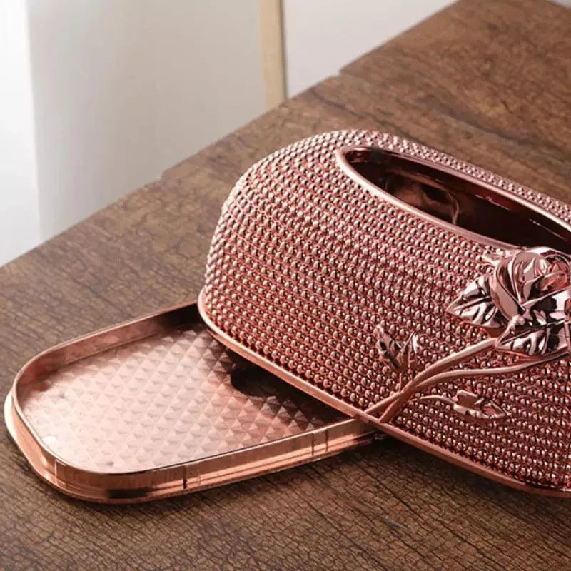 Caixa Porta Lenço e Papel para Organização Decoração Lenogue