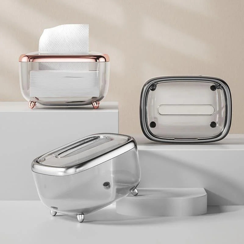 Caixa Porta-lenços Umedecidos para Organização e Decoração Lenogue