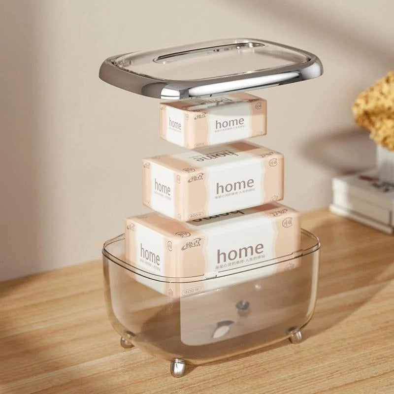 Caixa Porta-lenços Umedecidos para Organização e Decoração Lenogue