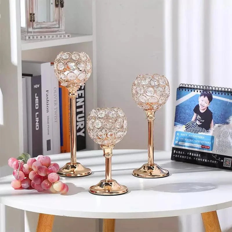 Candelabro Decorativo de Luxo para Velas e Iluminação Elegante Lenogue