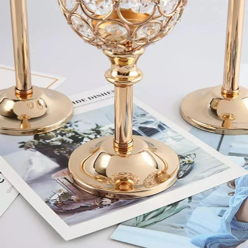 Candelabro Decorativo de Luxo para Velas e Iluminação Elegante Lenogue