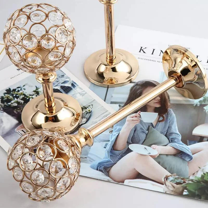 Candelabro Decorativo de Luxo para Velas e Iluminação Elegante Lenogue