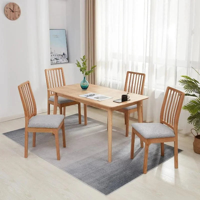 Capa de Assento Cadeira Elástica em Jacquard para Proteção Lenogue Cinza Claro / 1 Peça