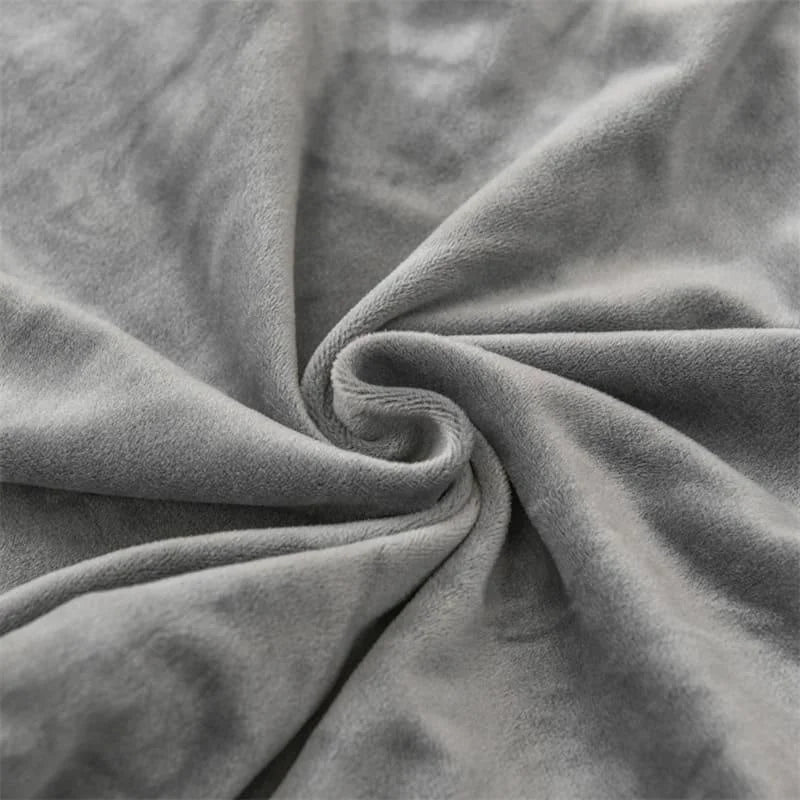 Capa de Cadeira Jantar Suede Premium Impermeável Cinza Lenogue