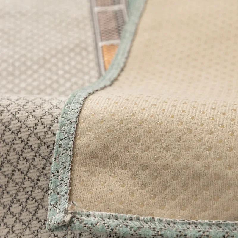 Capa Protetora para Sofá Chenille Antiderrapante Sofisticado Bege Lenogue