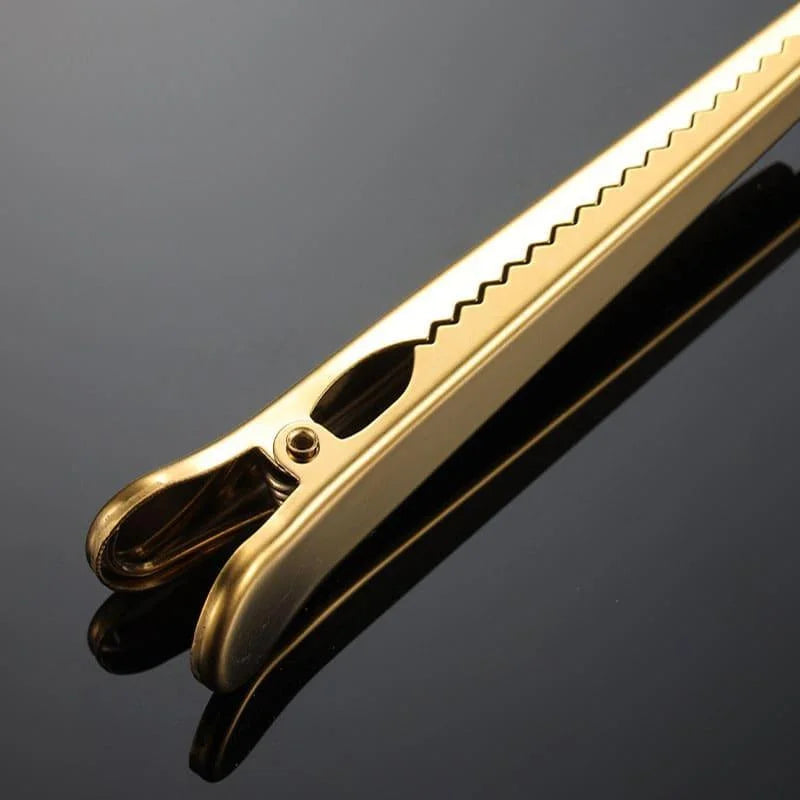 Colher Multifuncional para Café Inox com Prendedor de Embalagem Lenogue