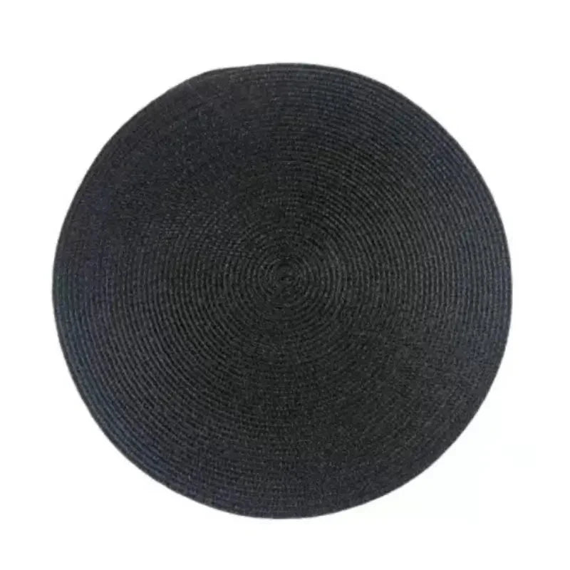 Conjunto de Jogo Americano 6 Peças para Mesa Jantar Lenogue Preto