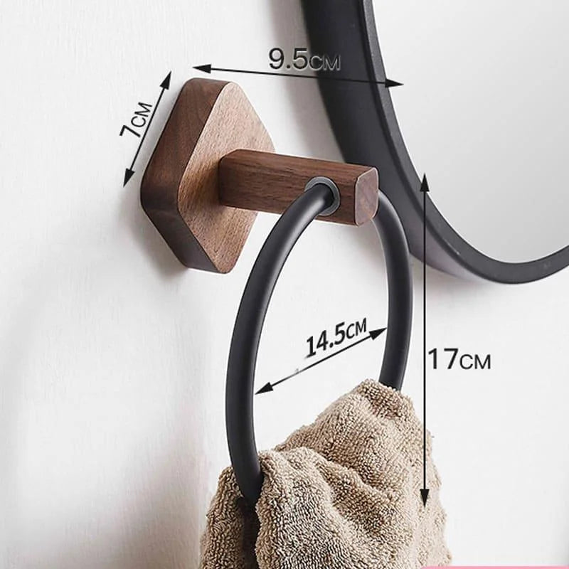 Conjunto de Suporte para Banheiro com Porta Toalha Lenogue