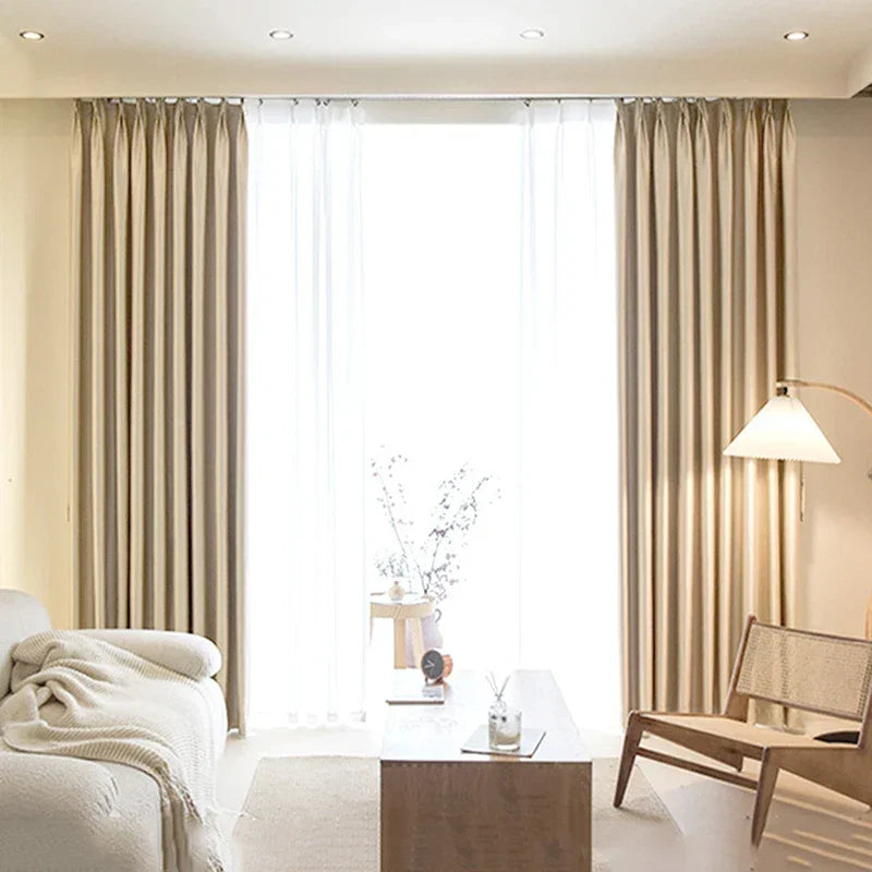 Cortina Blackout Acetinada com Ilhós Isolamento Térmico Lenogue