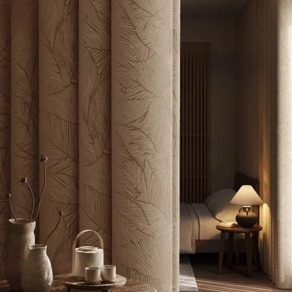 Cortina Chenille com Isolamento Térmico e Proteção Solar Lenogue