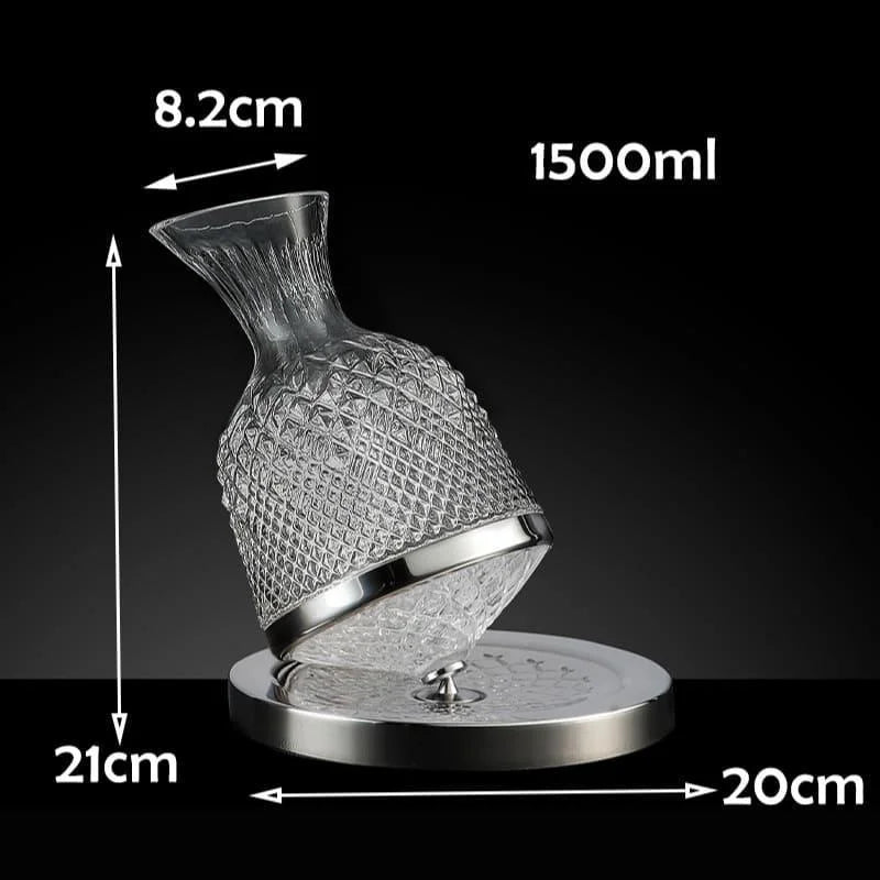 Decanter de Vinho Vidro Cristal 1500ml para Aeração Lenogue