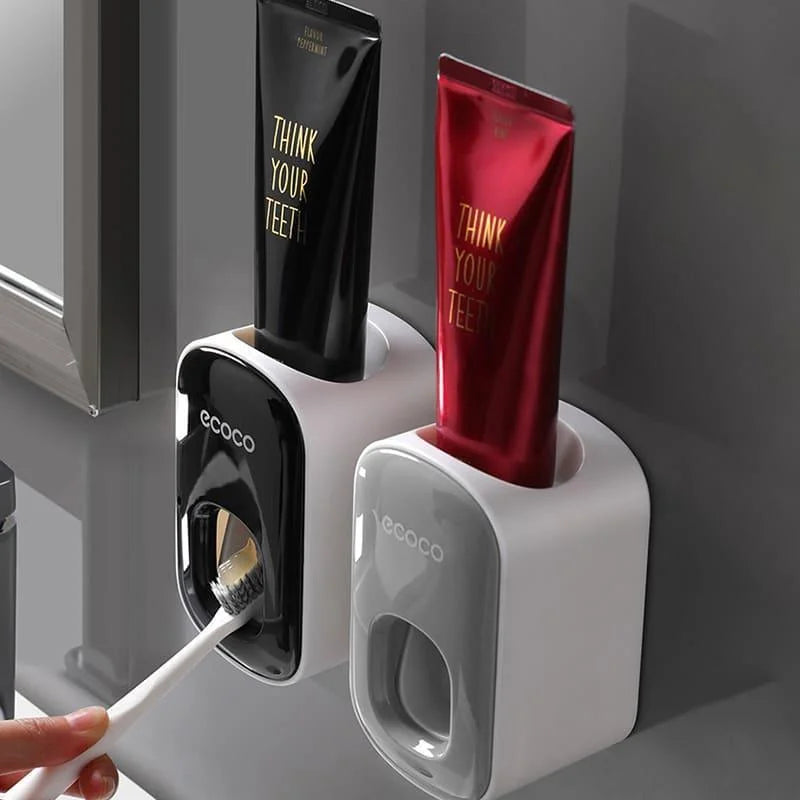Dispenser Automático de Pasta Dente Compacto para Banheiro Lenogue