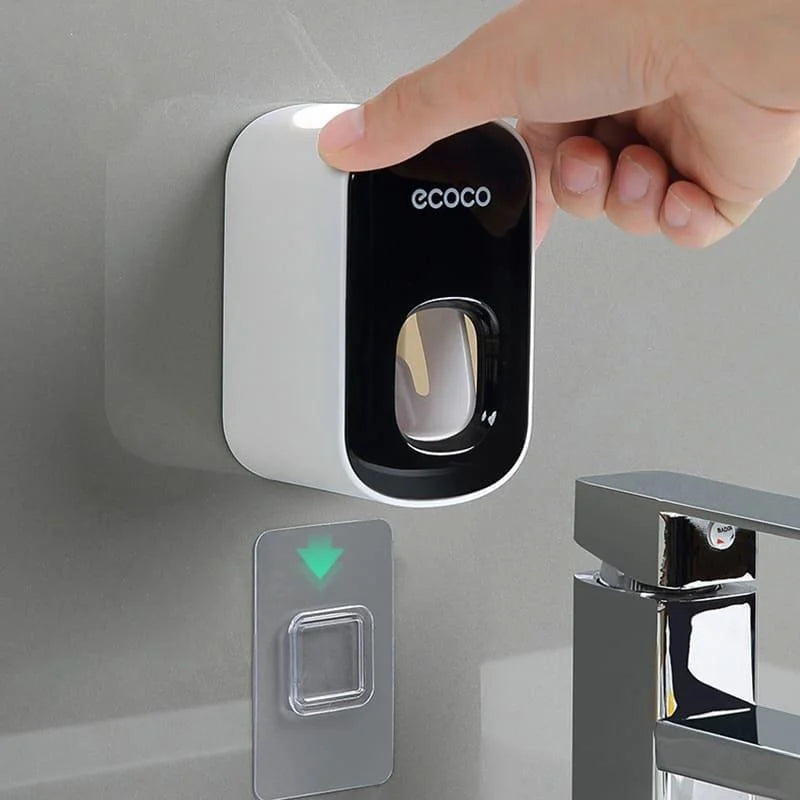 Dispenser Automático de Pasta Dente Compacto para Banheiro Lenogue