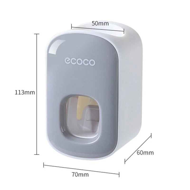 Dispenser Automático de Pasta Dente Compacto para Banheiro Lenogue