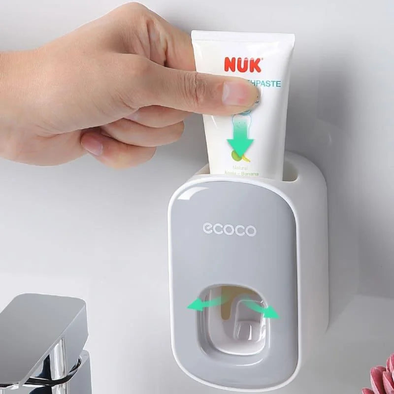 Dispenser Automático de Pasta Dente Compacto para Banheiro Lenogue