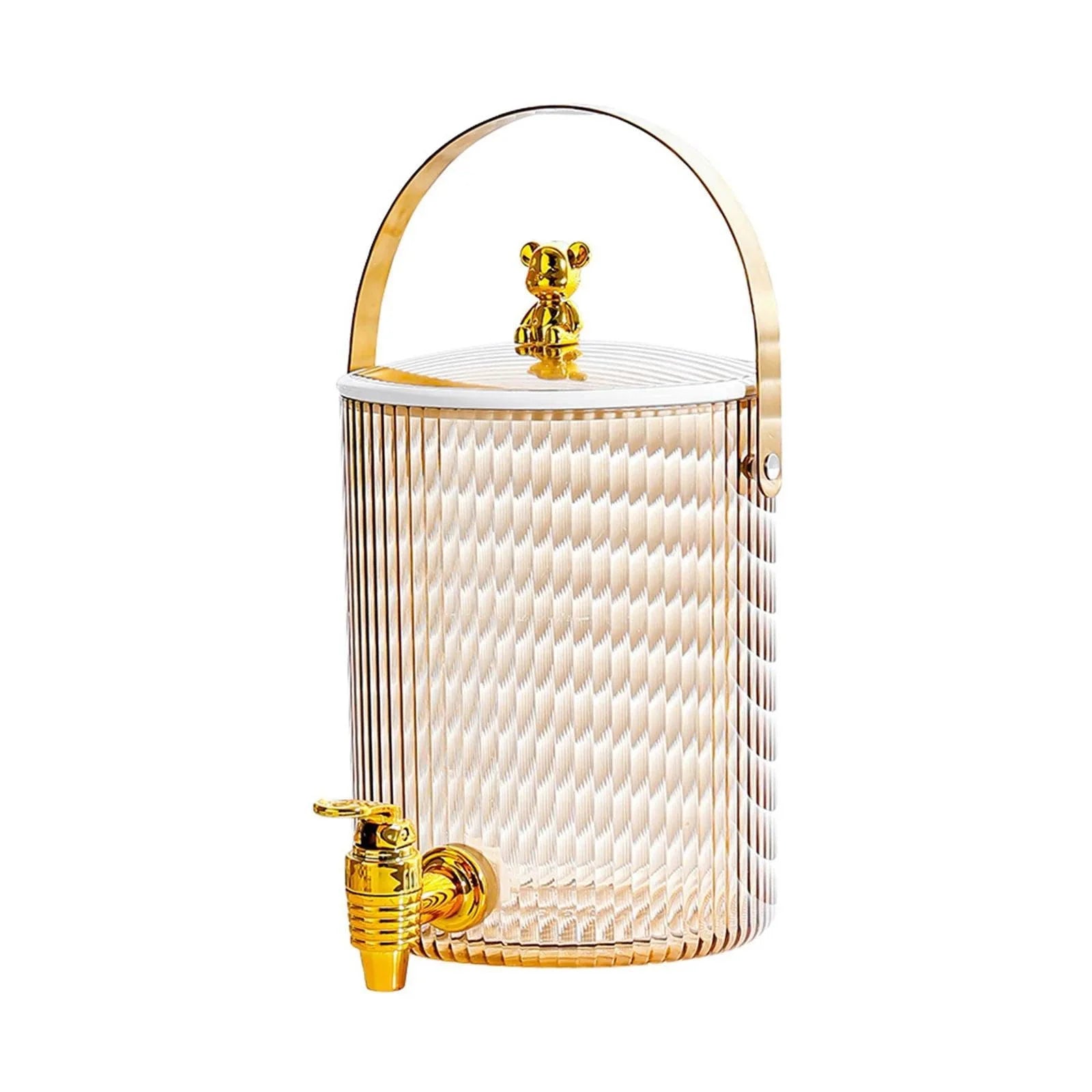 Dispenser de Bebidas 3,6l Transparente com Alça Portátil Lenogue 3,6 Litros