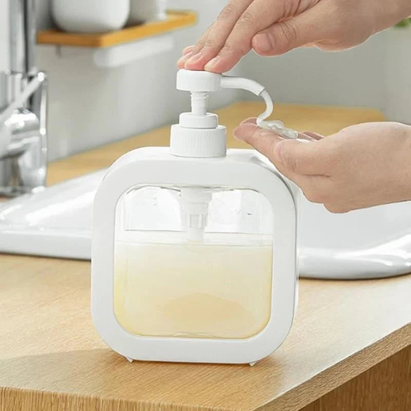 Dispenser de Sabonete Líquido Abs para Banheiro e Cozinha Lenogue