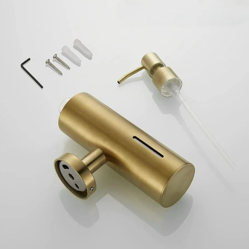 Dispenser de Sabonete Líquido em Aço Inox para Banheiro e Cozinha Lenogue