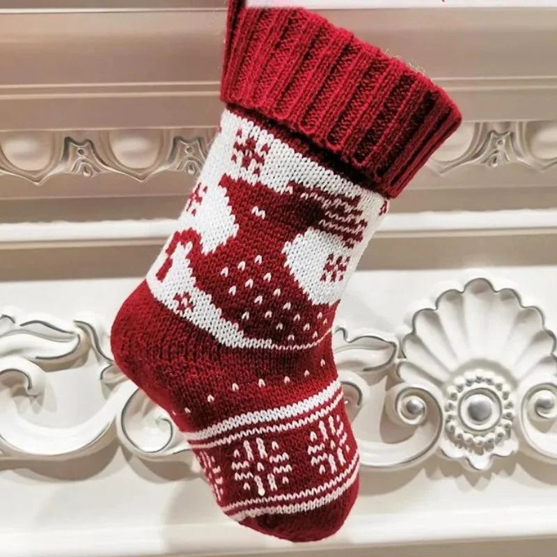 Enfeite Meias de Natal Letras do Alfabeto Lenogue