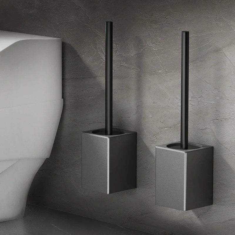 Escova Sanitária de Parede em Alumínio Instalação sem Furação Lenogue