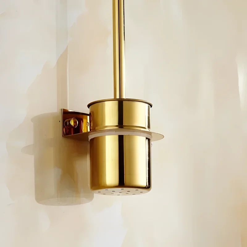 Escova Sanitária Inox com Cerdas de Nylon Fixação na Parede Lenogue