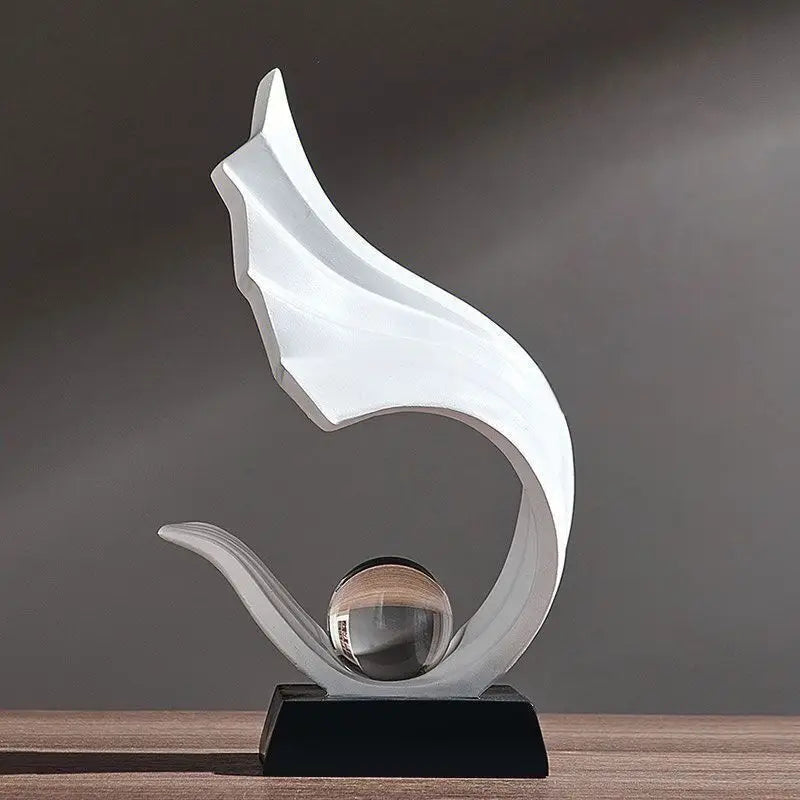 Escultura de Cristal Douceur Design Feng Shui Lenogue