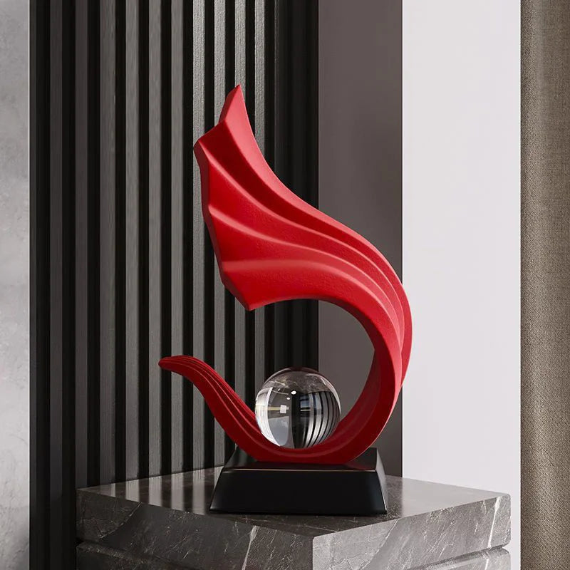Escultura de Cristal Douceur Design Feng Shui Lenogue