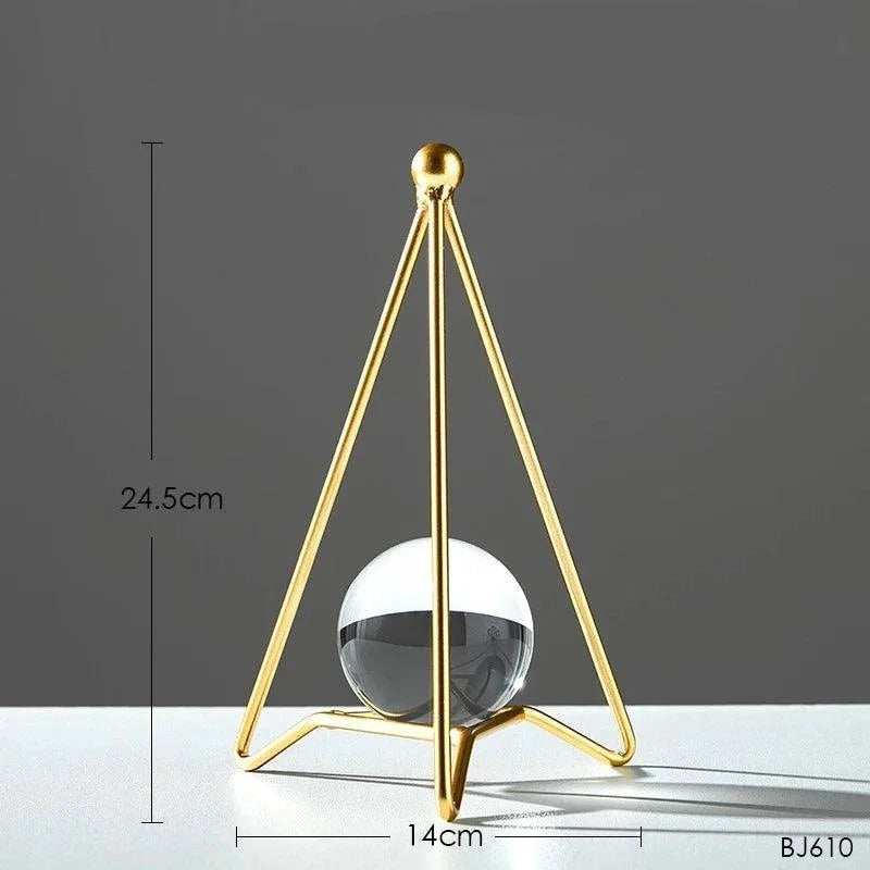 Escultura Decorativa Estilo Nórdico em Cerâmica para Casa Lenogue Mod. 01 (g - 24.5 x 14cm)