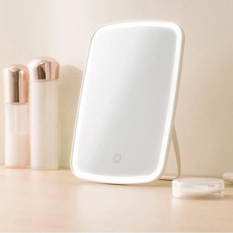 Espelho de Maquiagem com Led Ajustável e Bateria Recarregável Lenogue