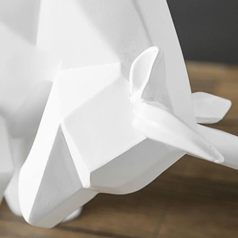 Estátua de Touro em Resina para Decoração Mesa Lenogue