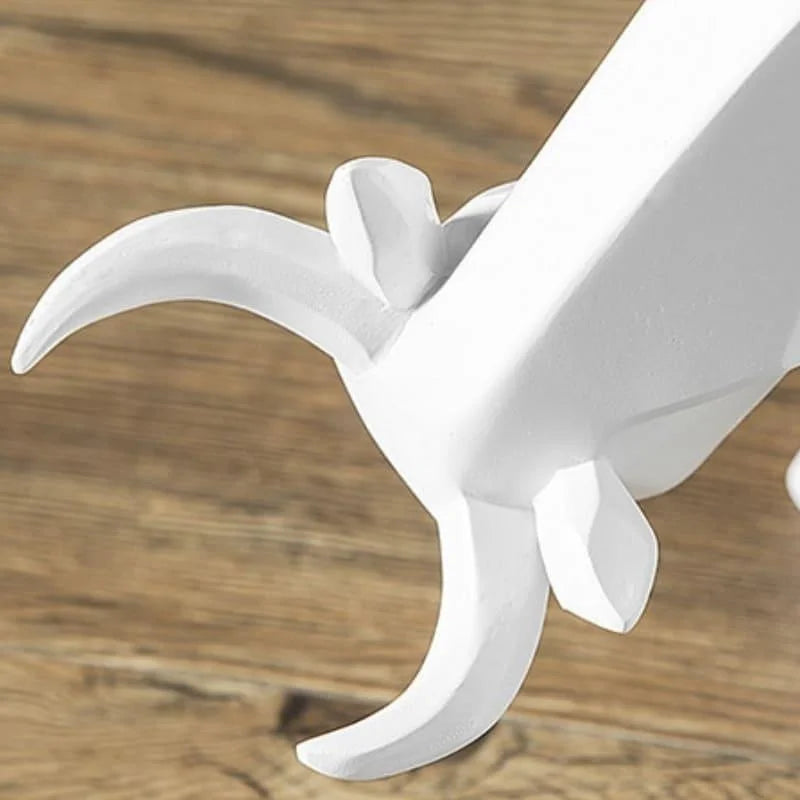 Estátua de Touro em Resina para Decoração Mesa Lenogue