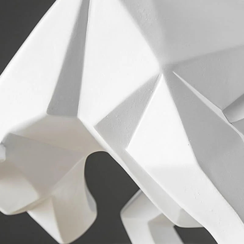 Estátua de Touro em Resina para Decoração Mesa Lenogue