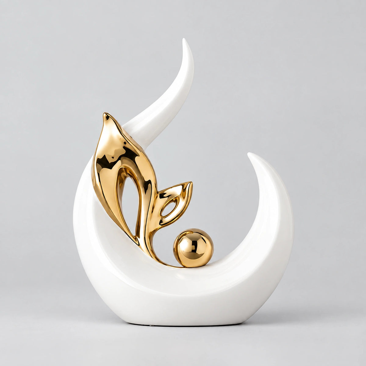 Estatueta Douceur para Decoração em Cerâmica Lenogue