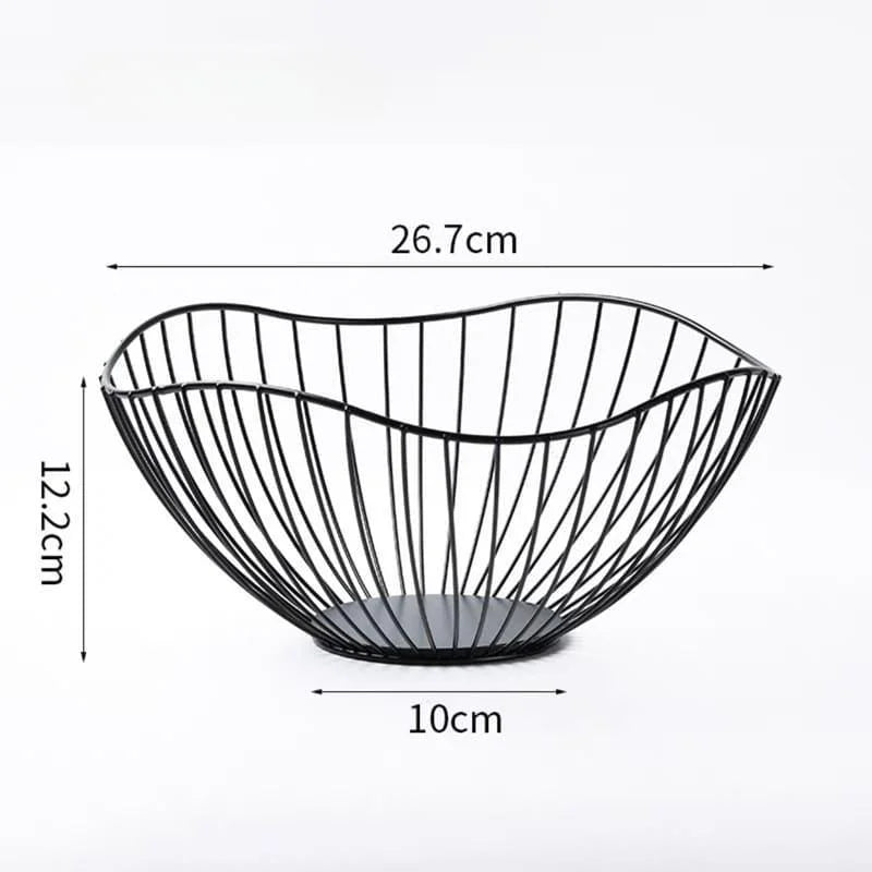 Fruteira de Metal Decorativa Multiuso para Organizar Frutas e Decorar Lenogue