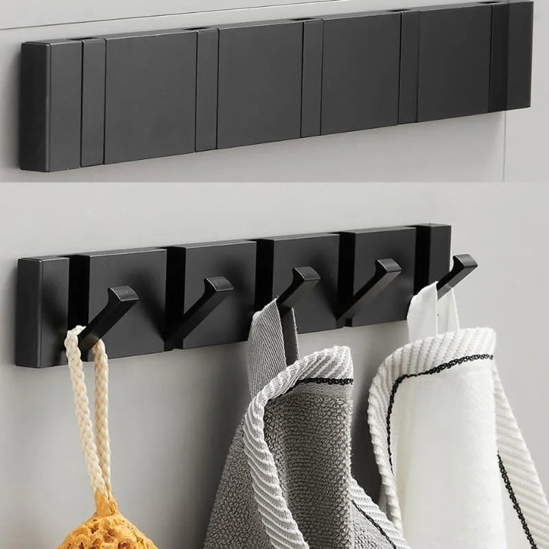 Ganchos de Alumínio Retráteis Multiuso para Banheiro e Closet Lenogue