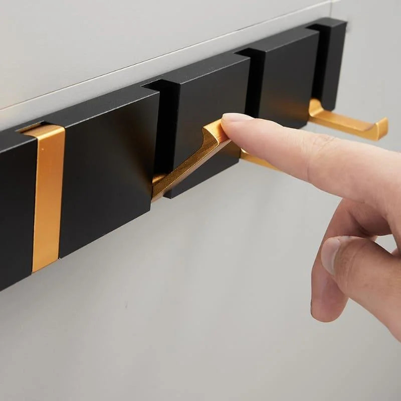 Ganchos de Alumínio Retráteis Multiuso para Banheiro e Closet Lenogue